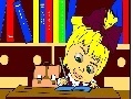 Jwèt Coloring Masha at school