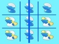 Jwèt Smurfs Tic Tac Toe