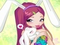 Jwèt Winx Bunny Style: Round Puzzle
