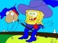 Jwèt Cowboy Spongebob Coloring