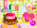 Jwèt Barbies Birthday Cake