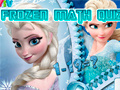 Jwèt Frozen Math Quiz