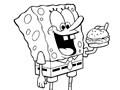 Jwèt Spongebob: coloring for kids