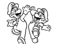 Jwèt Mario Coloring For Kids