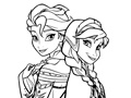 Jwèt Frozen Coloring For Kids