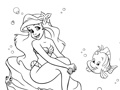 Jwèt Mermaid: Coloring For Kids