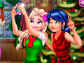Jwèt Ladybug And Elsa Xmas Selfie