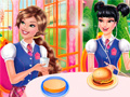 Jwèt Princesses Burger Cooking