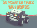 Jwèt 3D Monster Truck Skyroads