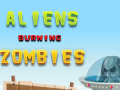 Jwèt Aliens Burning Zombies