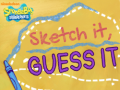 Jwèt Spongebob squarepants sketch it, guess it