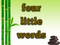 Jwèt Four Little Words