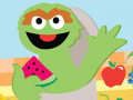 Jwèt 123 Sesame Street: Find the Foods
