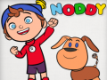 Jwèt Noddy Toyland detective paint