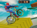 Jwèt Superhero BMX Space Rider