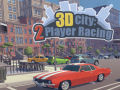 Jwèt 3D City: 2 Player Racing