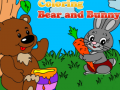 Jwèt Coloring Bear and Bunny