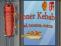 Jwèt Doner Kebab Salad, Tomatoes, Onions