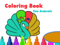 Jwèt Coloring Book: Zoo Animals
