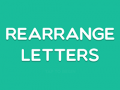 Jwèt Rearrange Letters