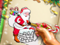 Jwèt Santa Christmas Coloring