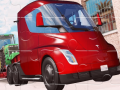 Jwèt Testla Truck Jigsaw