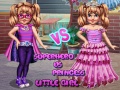 Jwèt Little Girl Superhero vs Princess