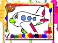 Jwèt Airplane Coloring Book