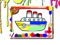 Jwèt Boats Coloring Book