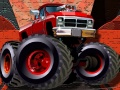 Jwèt Crazy Monster Trucks Puzzle