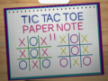 Jwèt Tic Tac Toe Paper Note 2