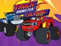 Jwèt Truck Monster Coloring