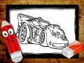 Jwèt Back To School Car Coloring Book