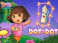 Jwèt Dora The explorer Dot to Dot