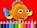 Jwèt Back To School: Fish Coloring Book