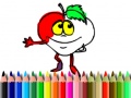 Jwèt Back To School: Fruits Coloring