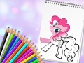 Jwèt Cute Pony Coloring Book