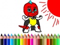 Jwèt Back To School: Mask Boy Coloring