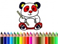 Jwèt Back To School: Panda Coloring