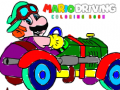 Jwèt Mario Driving Coloring Book