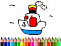 Jwèt Back to School: Boat Coloring