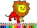 Jwèt Back To School: Lion Coloring Book