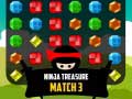 Jwèt Ninja Treasure Match 3