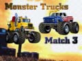 Jwèt Monsters Trucks Match 3