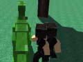 Jwèt Blocky Dino Park Raptor Attack