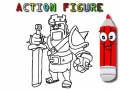 Jwèt Back To School: Action Figure Coloring