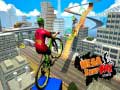 Jwèt Parkour Heroes: BMX Stunt Bike Tournament