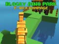 Jwèt Blocky Dino Park T-Rex Rampage