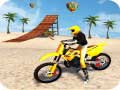 Jwèt Racing Moto: Beach Jumping Simulator