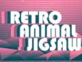 Jwèt Retro Animal Jigsaw